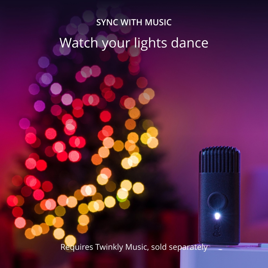 Twinkly - LED RGB Вулична різдвяна гірлянда з регулюванням яскравості STRINGS 750xLED 63,5м IP44 Wi-Fi