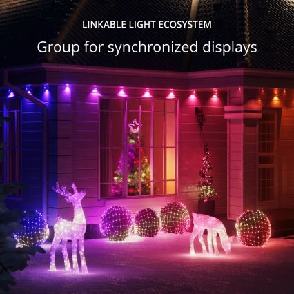 Twinkly - LED RGB Вулична різдвяна гірлянда з регулюванням яскравості STRINGS 750xLED 63,5м IP44 Wi-Fi