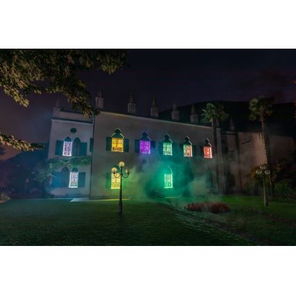 Twinkly - LED RGBW Вулична різдвяна гірлянда-штора з регулюванням яскравості CURTAIN 210xLED 6,1м IP44 Wi-Fi