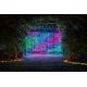 Twinkly - Светодиодная уличная рождественская RGBW гирлянда-водопад с регулированием яркости CURTAIN 210xLED 6,1 м IP44 Wi-Fi