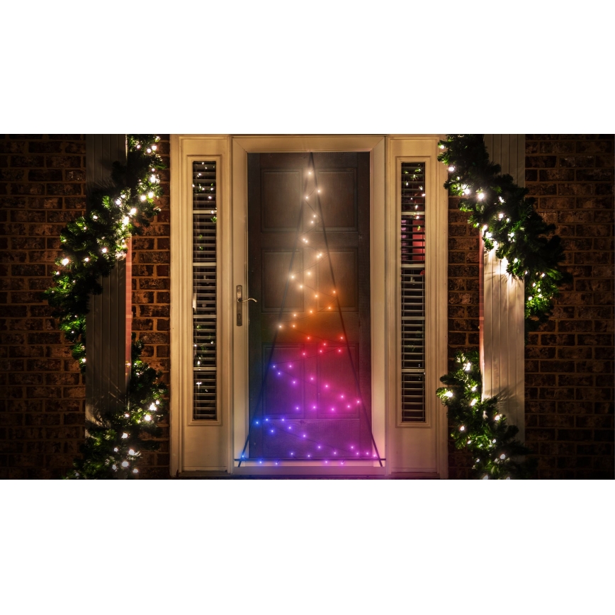 Twinkly - Регульована світлодіодна RGBW зовнішня різдвяна ялинка LIGHT TREE 70xLED IP44 Wi-Fi