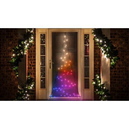 Twinkly - LED RGBW Вулична різдвяна ялинка з регулюванням яскравості LIGHT TREE 70xLED IP44 Wi-Fi