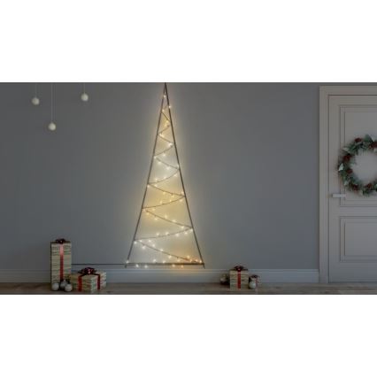 Twinkly - LED RGBW Вулична різдвяна ялинка з регулюванням яскравості LIGHT TREE 70xLED IP44 Wi-Fi