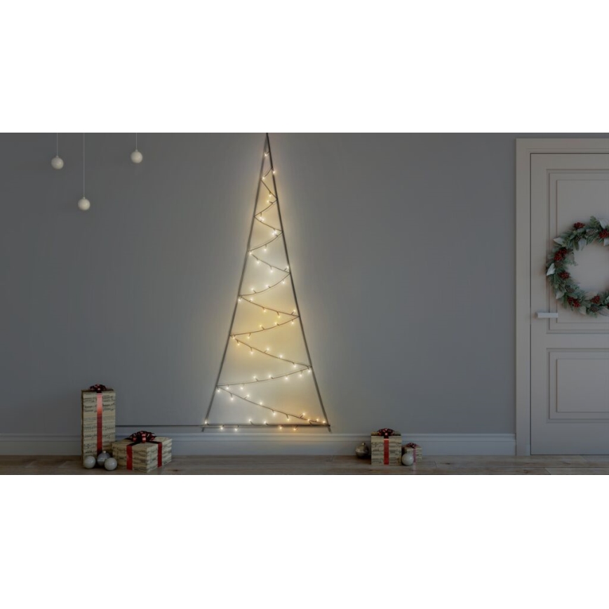Twinkly - LED RGBW Вулична різдвяна ялинка з регулюванням яскравості LIGHT TREE 70xLED IP44 Wi-Fi