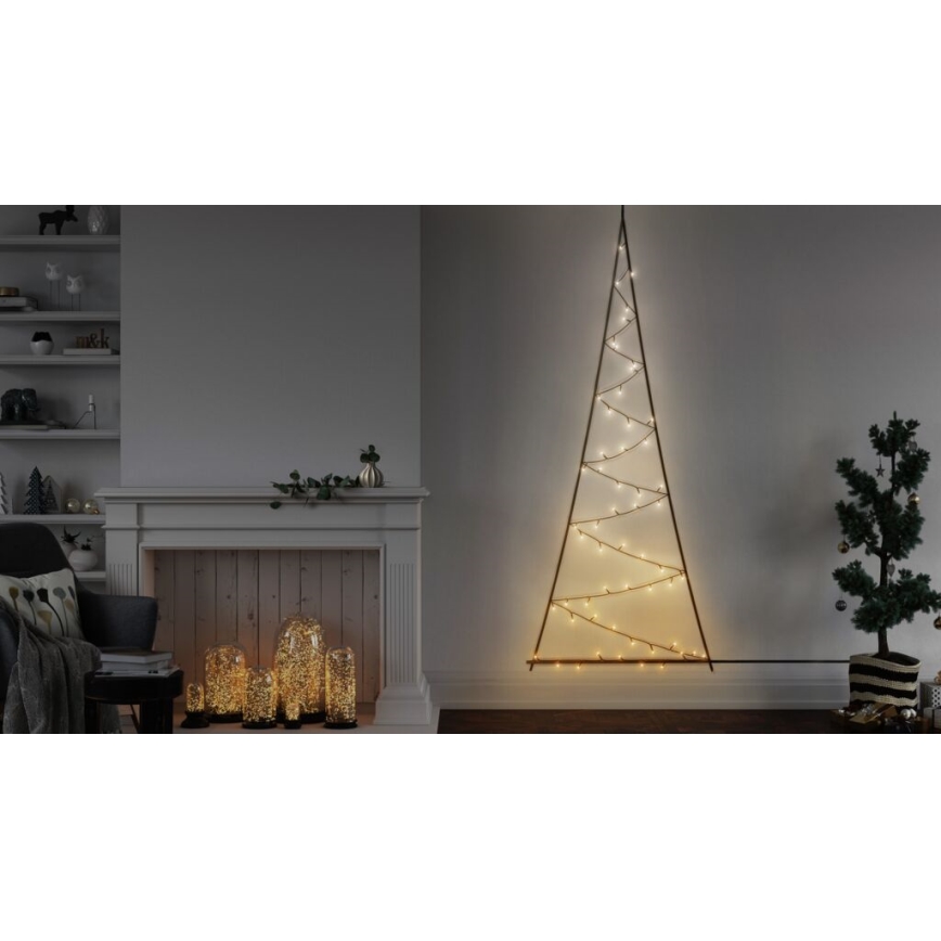 Twinkly - LED RGBW Вулична різдвяна ялинка з регулюванням яскравості LIGHT TREE 70xLED IP44 Wi-Fi