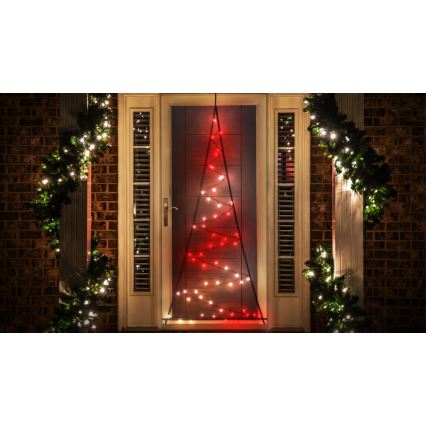 Twinkly - LED RGBW Вулична різдвяна ялинка з регулюванням яскравості LIGHT TREE 70xLED IP44 Wi-Fi