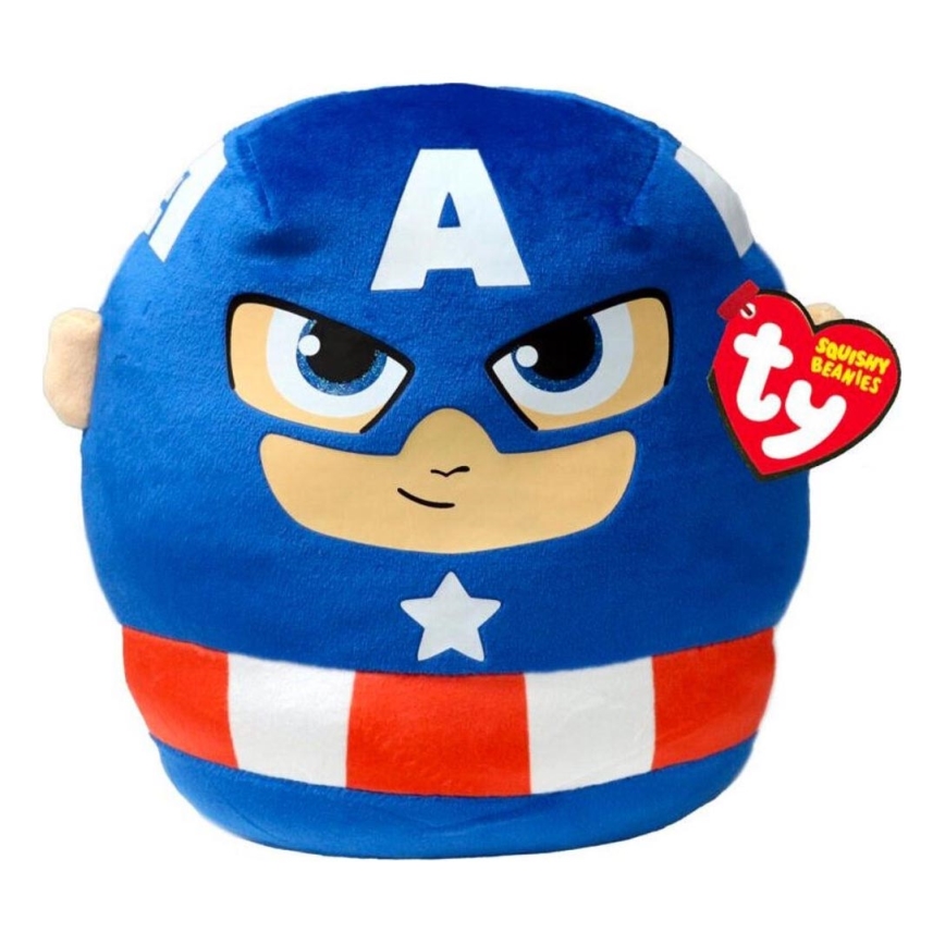 TY - Плюшевая игрушка Squishy CAPTAIN AMERICA 22 см