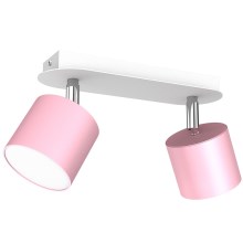 Точечный светильник DIXIE 2xGX53/11W/230V розовый
