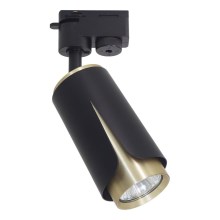 Точечный светильник для трековой системы FLOWER 1xGU10/8W/230V черный