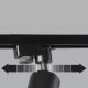 Точечный светильник для трековой системы PARIS 6xGU10/10W/230V + 2x1 м рейка система черный