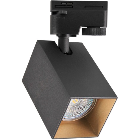 Точечный светильник для трековой системы SQUARE 1xGU10/10W/230V черный