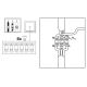 Точечный светильник для ванной комнаты TURYN 6xGU10/10W/230V IP44 белый