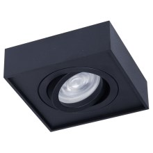 Точечный светильник NUSA 1xGU5,3/25W/230V квадратный, черный