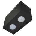 Точечный светильник SIROCO 2xGU10/30W/230V черный