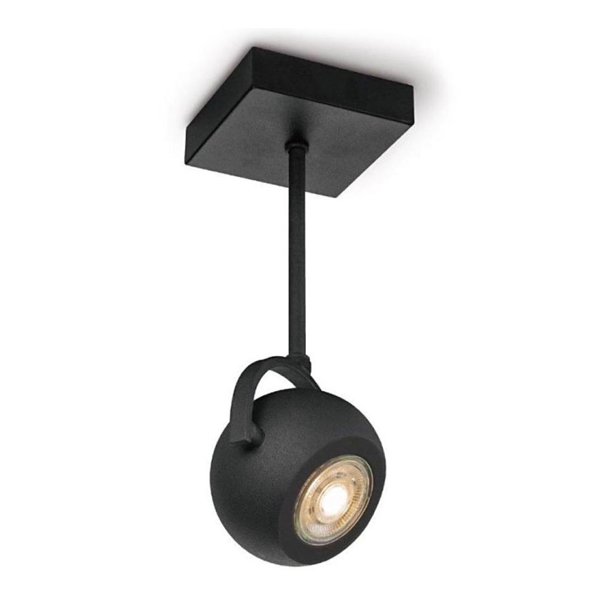 Точковий LED світильник з регулюванням яскравості NOP 1xGU10/5,8W/230V чорний