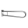 U-подібна ручка 10,3x25,3 cm нержавіюча сталь/срібляста