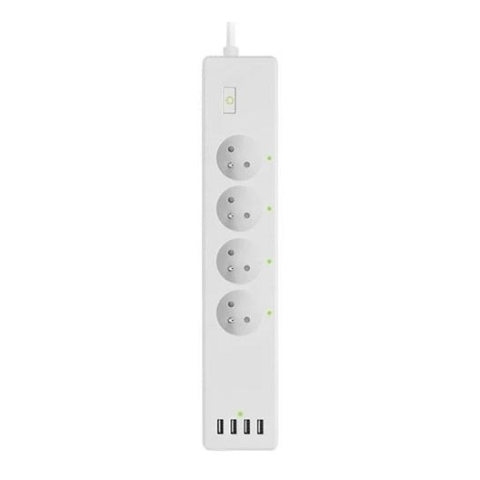 Удлинитель с выключателем SMART 1,8 м 4Z + 4xUSB Wi-Fi Tuya