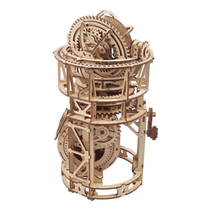 Ugears - 3D дерев'яний механічний пазл Годинниковий механізм з турбійоном