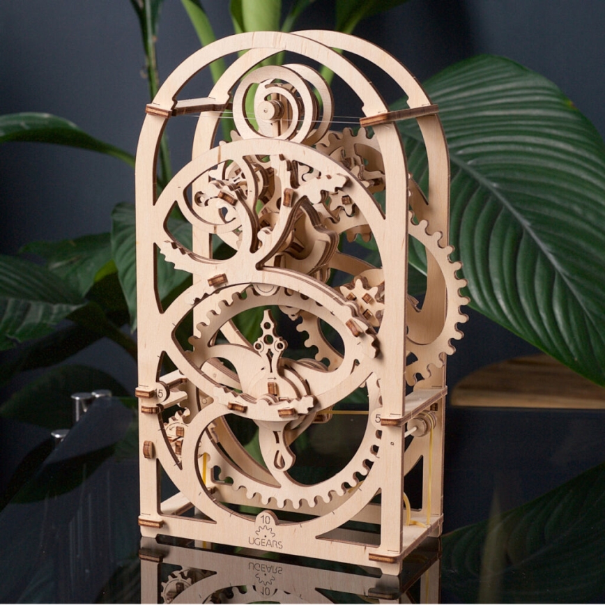 Ugears - 3D дерев'яний механічний пазл Годинниковий механізм