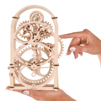 Ugears - 3D дерев'яний механічний пазл Годинниковий механізм
