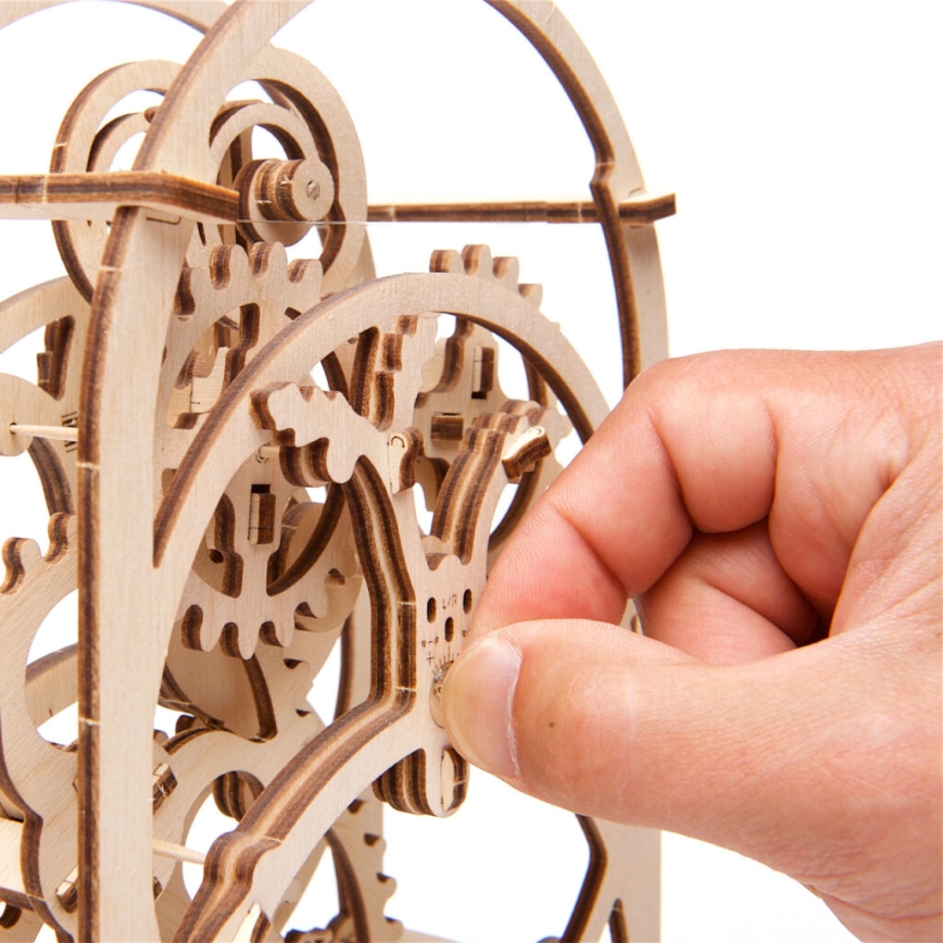 Ugears - 3D дерев'яний механічний пазл Годинниковий механізм