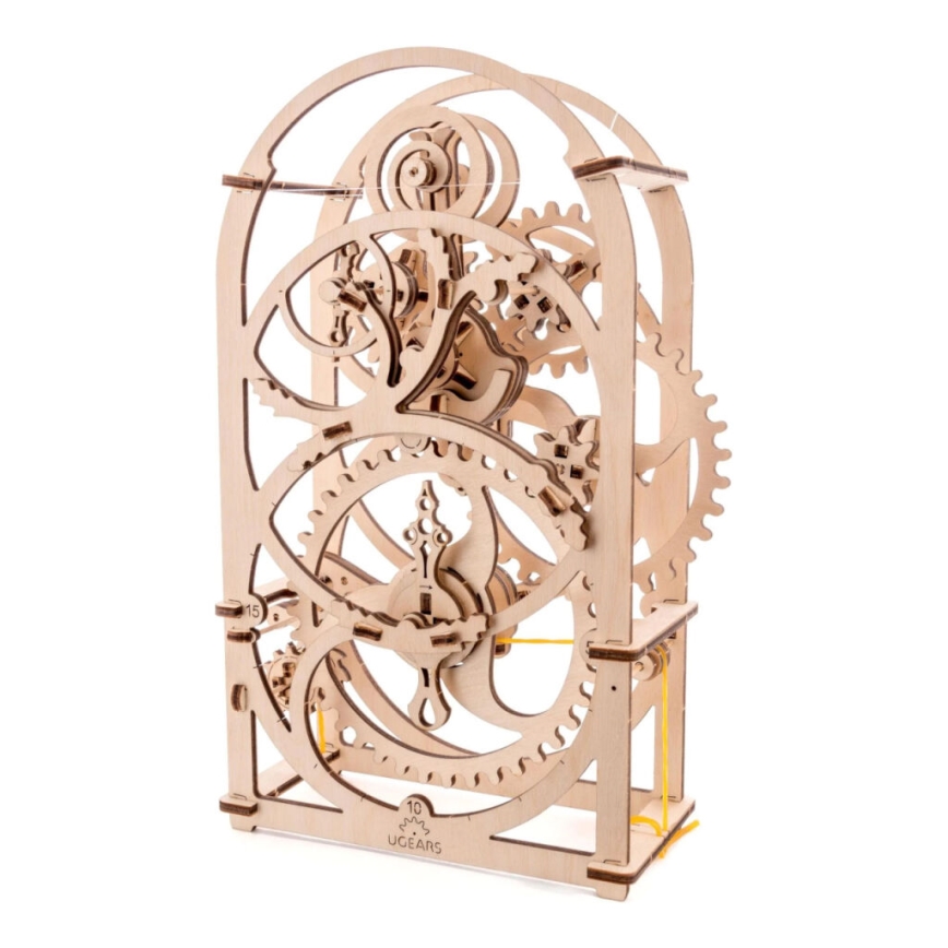 Ugears - 3D дерев'яний механічний пазл Годинниковий механізм