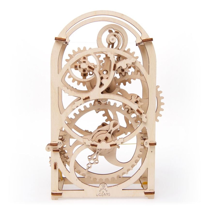 Ugears - 3D дерев'яний механічний пазл Годинниковий механізм