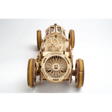 Ugears - 3D дерев'яний механічний пазл U9 Автомобіль Grand Prix