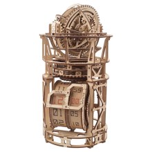 Ugears - 3D дерев'яний механічний пазл Годинниковий механізм з турбійоном