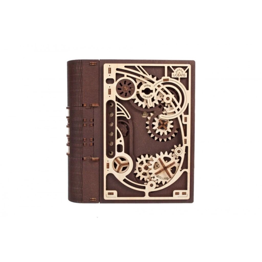 Ugears - 3D деревянная механическая головоломка Книга тайн