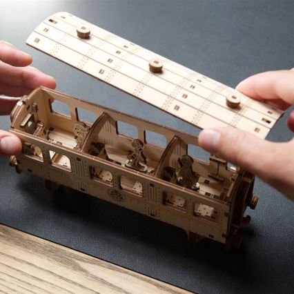 Ugears - Деревянная механическая 3D-головоломка Гарри Поттер Хогвартс-экспресс