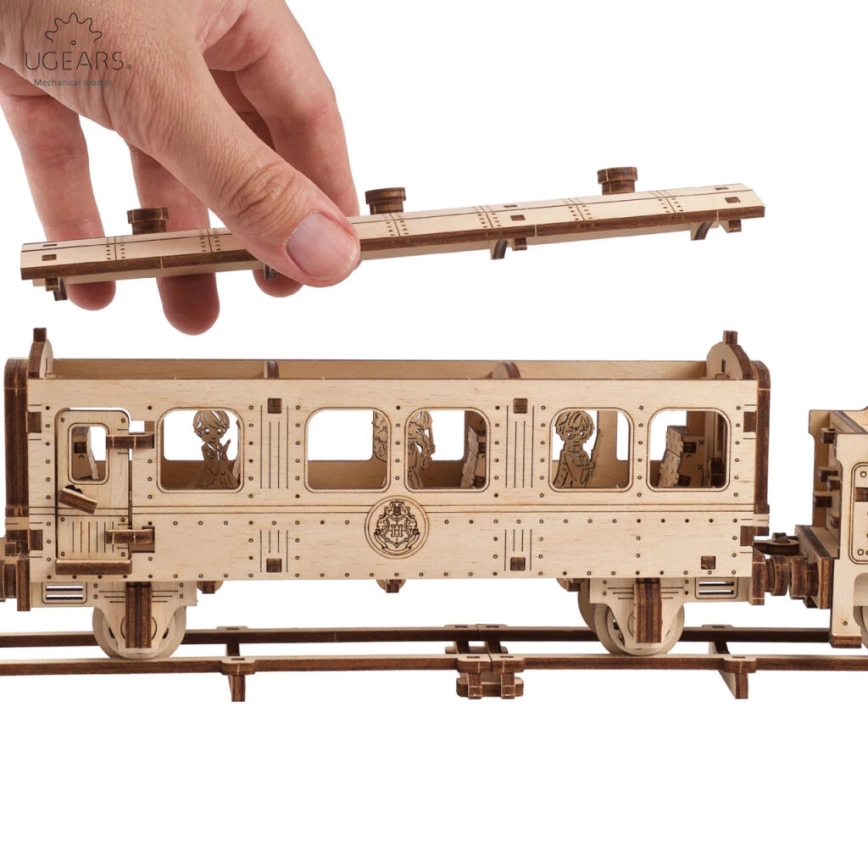 Ugears - Деревянная механическая 3D-головоломка Гарри Поттер Хогвартс-экспресс