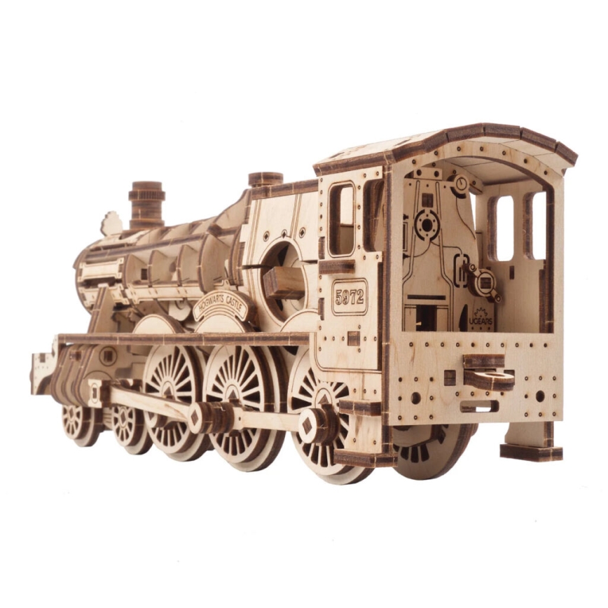 Ugears - Деревянная механическая 3D-головоломка Гарри Поттер Хогвартс-экспресс