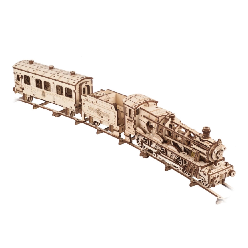 Ugears - Деревянная механическая 3D-головоломка Гарри Поттер Хогвартс-экспресс
