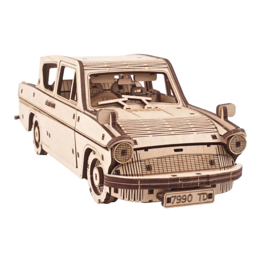 Ugears - Деревянная механическая 3D-головоломка Гарри Поттер летающий Ford Anglia