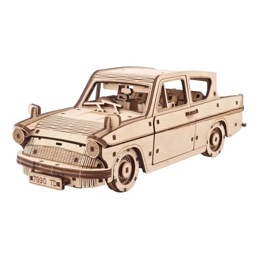Ugears - Деревянная механическая 3D-головоломка Гарри Поттер летающий Ford Anglia