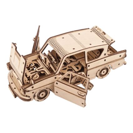 Ugears - Деревянная механическая 3D-головоломка Гарри Поттер летающий Ford Anglia