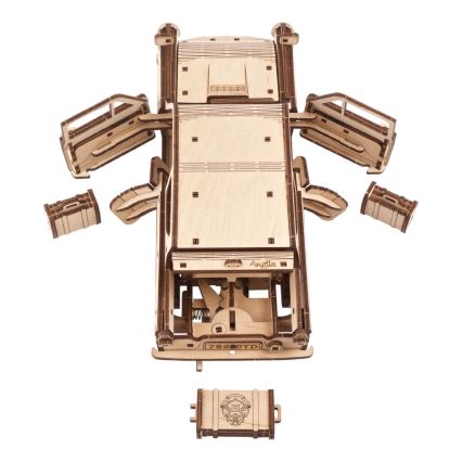 Ugears - Деревянная механическая 3D-головоломка Гарри Поттер летающий Ford Anglia