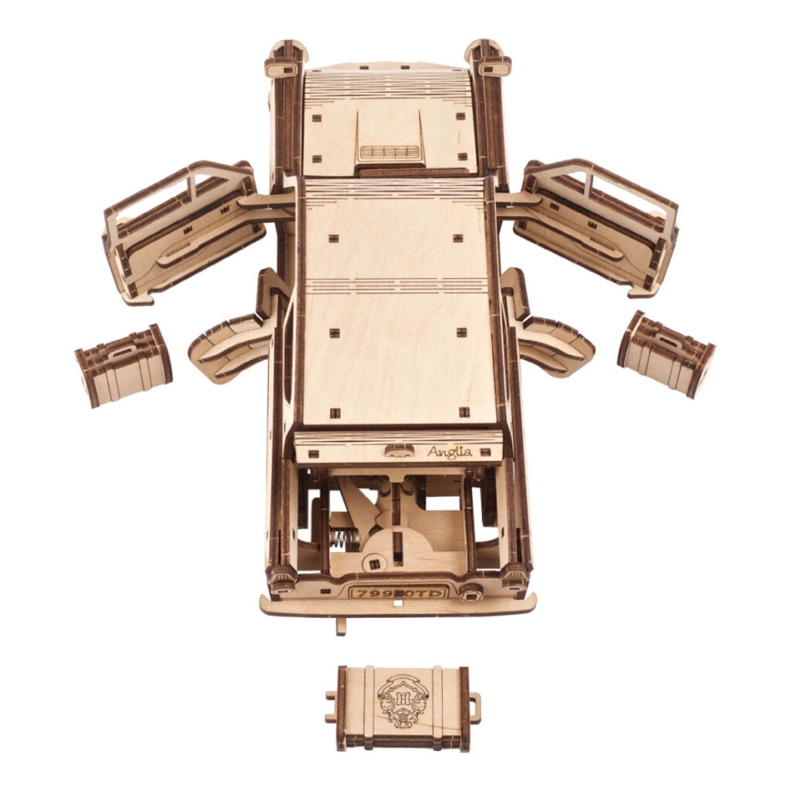 Ugears - Деревянная механическая 3D-головоломка Гарри Поттер летающий Ford Anglia
