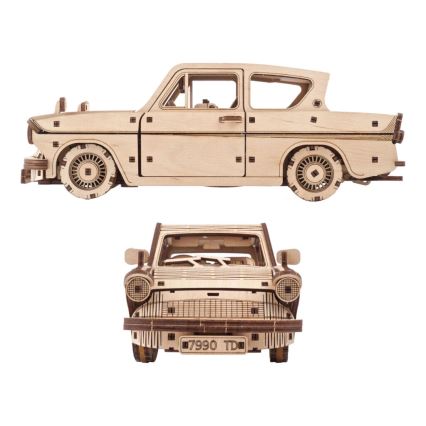 Ugears - Деревянная механическая 3D-головоломка Гарри Поттер летающий Ford Anglia