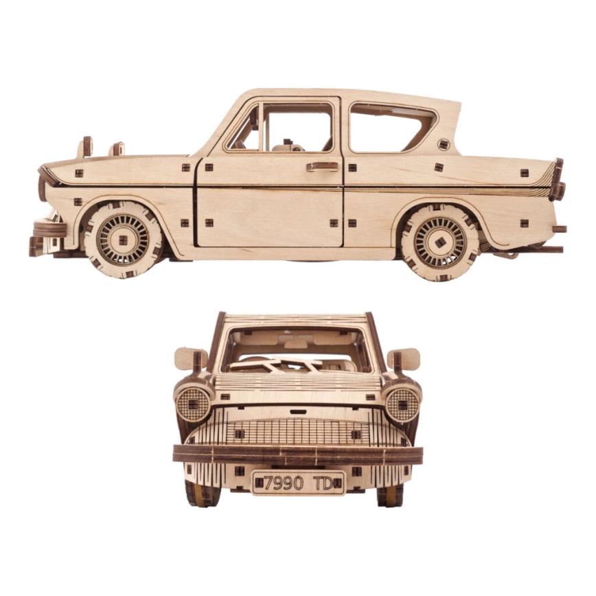 Ugears - Деревянная механическая 3D-головоломка Гарри Поттер летающий Ford Anglia