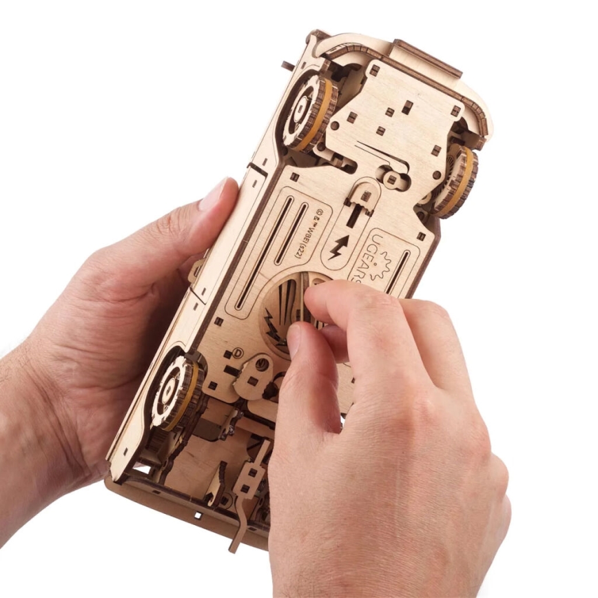 Ugears - Деревянная механическая 3D-головоломка Гарри Поттер летающий Ford Anglia
