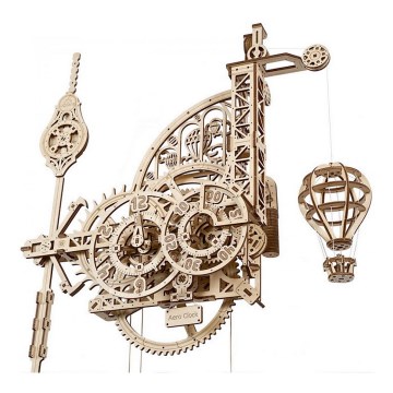 Ugears - Деревянная механическая 3D-головоломка Настенные часы Aero