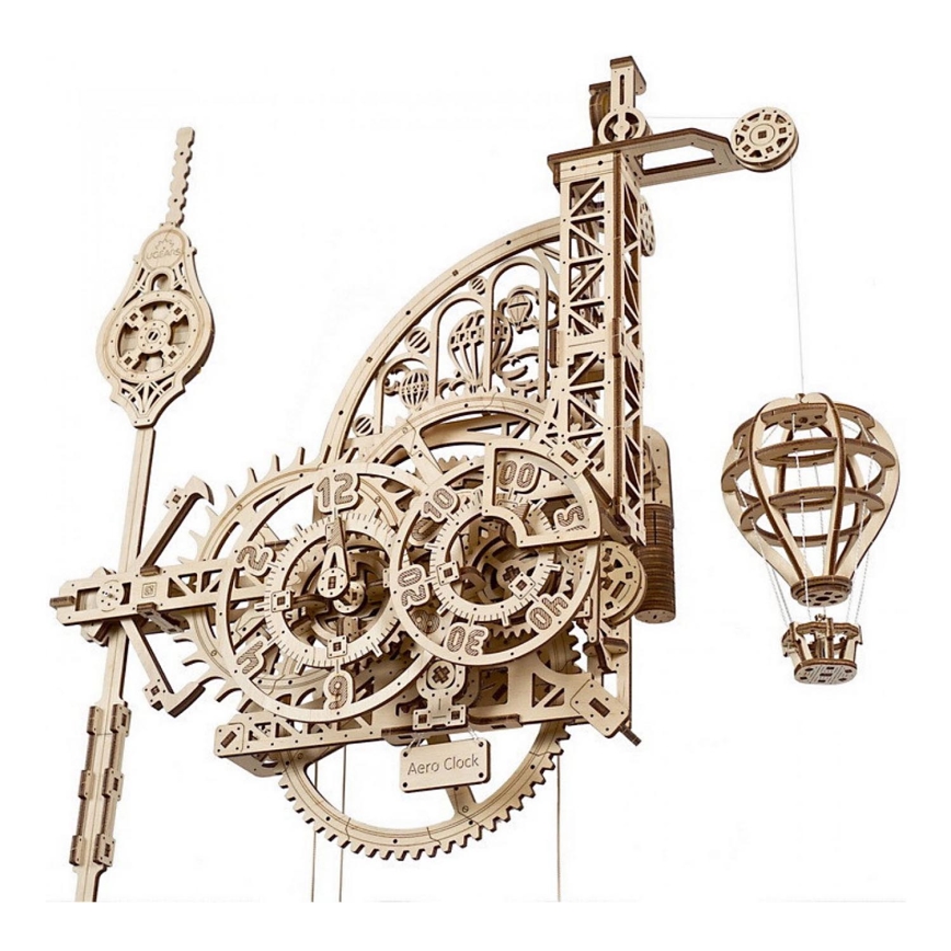Ugears - Деревянная механическая 3D-головоломка Настенные часы Aero