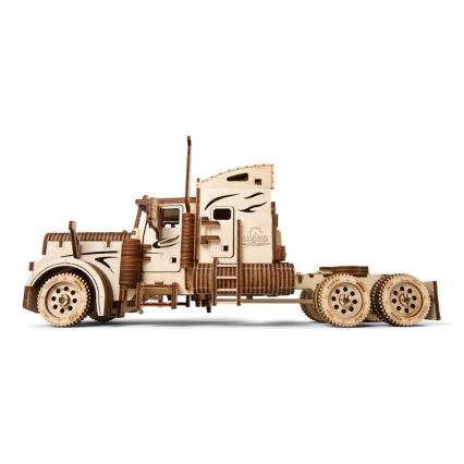 Ugears - Деревянная механическая 3D-головоломка Седельный автопоезд Heavy Boy