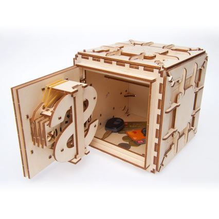 Ugears - Деревянная механическая 3D-головоломка Сейф