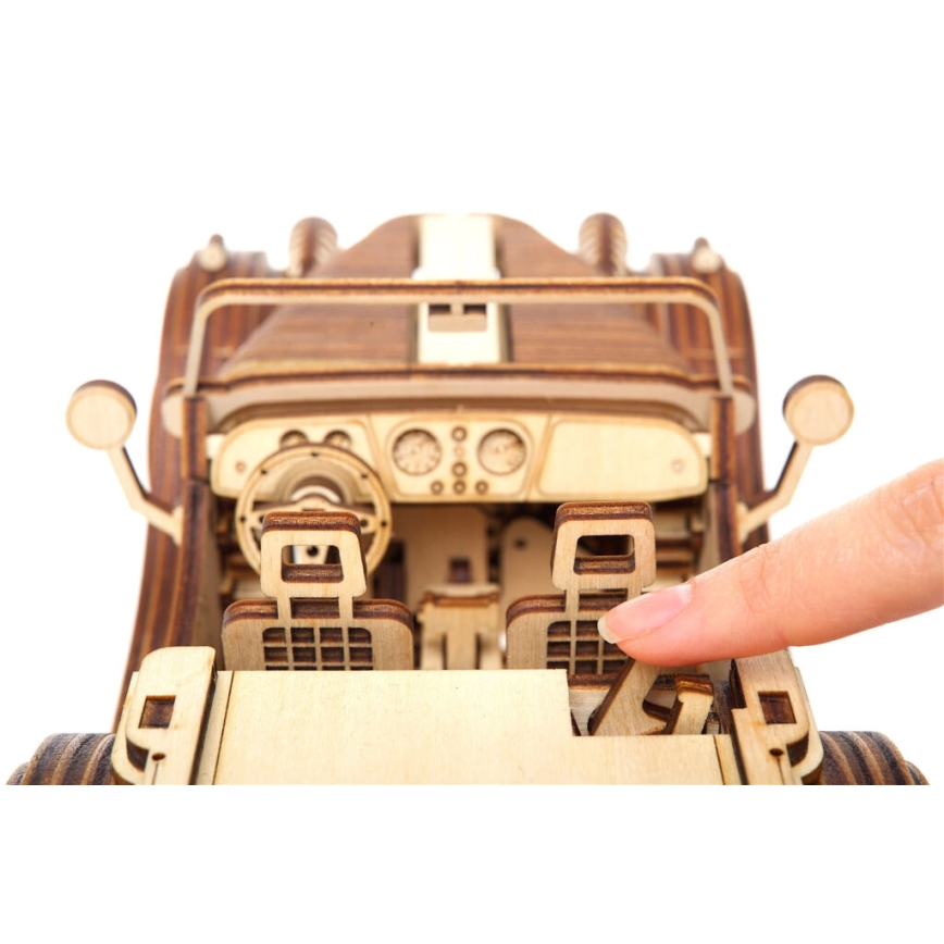 Ugears - Деревянная механическая 3D-головоломка Спортивный автомобиль
