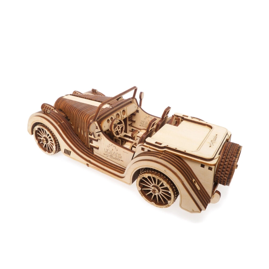 Ugears - Деревянная механическая 3D-головоломка Спортивный автомобиль