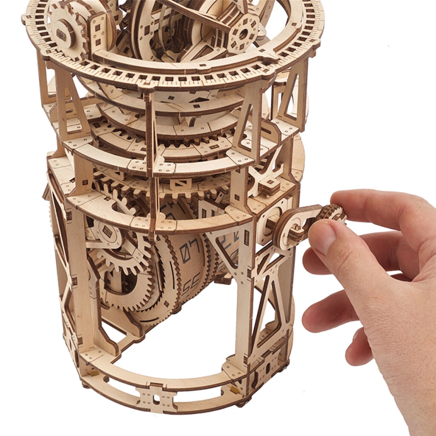 Ugears - Деревянная механическая 3D-головоломка Часовой механизм с турбийоном