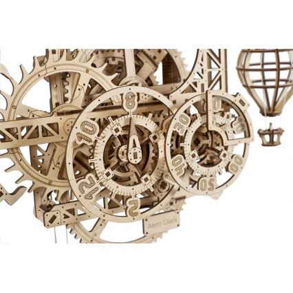 Ugears - Деревянная механическая 3D-головоломка Настенные часы Aero